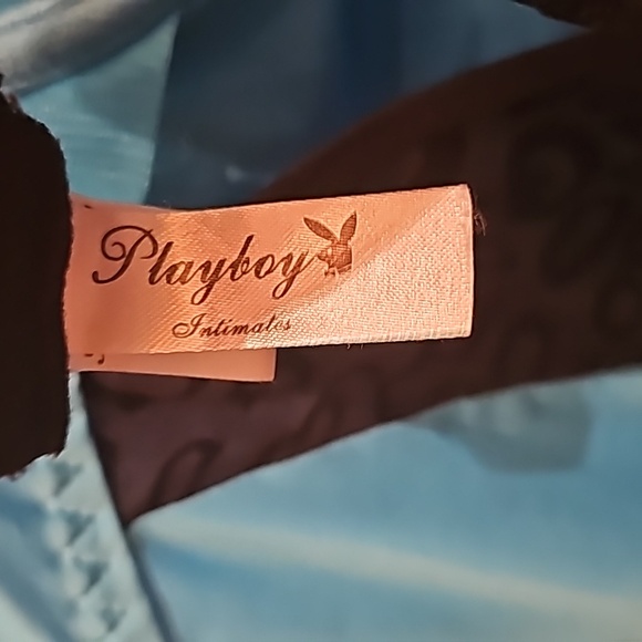 Playboy blue and black lingerie - Picture 8 of 11